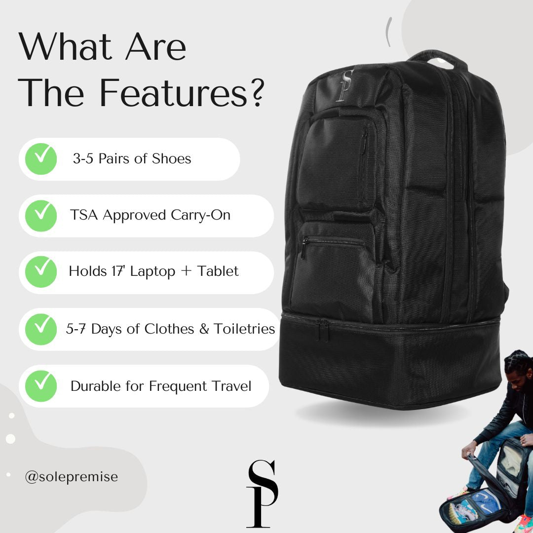 Sole Premise Sole Premise Carry-On Bag For Shoes, Clothes, Laptop And Camera (Only 300 Made) - AVBL MRKT (11)