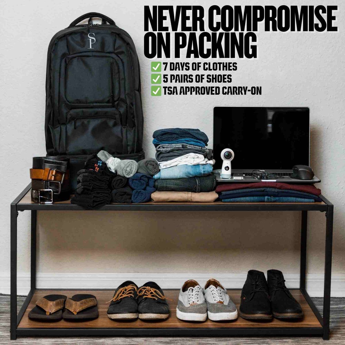 Sole Premise Sole Premise Carry-On Bag For Shoes, Clothes, Laptop And Camera (Only 300 Made) - AVBL MRKT (2)