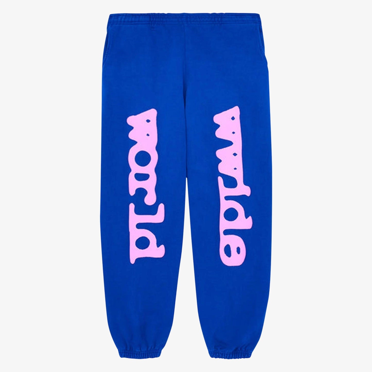 Sp5der 'Beluga' Sweatpants Blue (FW23) [SP5-BLPINK-SW] Casual Fashion Bottoms for Unisex Adult Mens Hypebeast - AVBL MRKT (1)