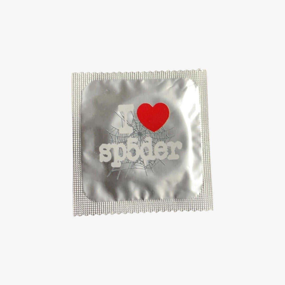 Sp5der Cond*m 'I Love Sp5der' (FW23) Silver - AVBL MRKT (1)