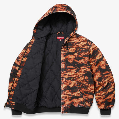 Supreme AOI Embroidered Hooded Work Jacket Flames (SS25) [SS25J71-FLAMES] Casual Fashion Winter Coat for Unisex Adult Mens Hypebeast - AVBL MRKT (2)