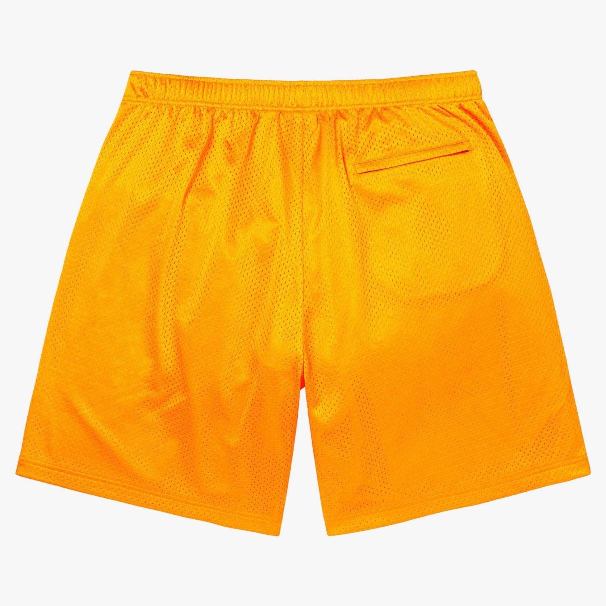 Supreme Baggy Mesh Short 'Small Box' Gold (SS23) [SS23SH34-GOLD] Casual Fashion Bottoms for Unisex Adult Mens Hypebeast - AVBL MRKT (2)