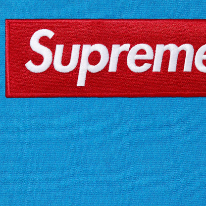 Supreme 'Box Logo' Pullover Hooded Sweatshirt Cyan Blue / Red (FW25) [FW25SW14-CYAN] Casual Fashion Hoodie Sweater for Unisex Adult Mens Hypebeast - AVBL MRKT (2)