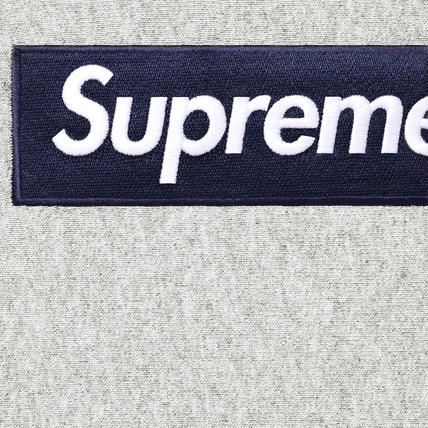 Supreme 'Box Logo' Pullover Hooded Sweatshirt Heather Grey / Navy Blue (FW25) [FW25SW14-HEATHER-GREY] Casual Fashion Hoodie Sweater for Unisex Adult Mens Hypebeast - AVBL MRKT (2)