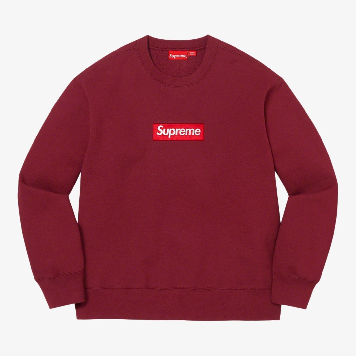 Supreme Crewneck Sweatshirt 'Box Logo' Cardinal (FW22) [FW22SW65-CARDINAL] Casual Fashion Sweater for Unisex Adult Mens Hypebeast - AVBL MRKT (1)