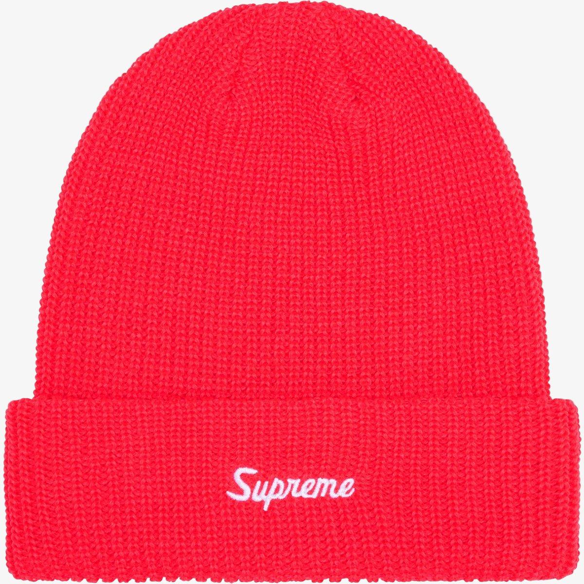 Supreme Loose Gauge Beanie Watermelon Pink (FW25) [FW24BN25-PINK] Casual Fashion Warm Cozy Hat for Unisex Adult Mens Womens Kids GS Youth Hypebeast - AVBL MRKT (1)
