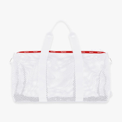 Supreme Mesh Duffle Bag White (SS23) [SS23B22-WHITE] Casual Fashion Travel Carry-On for Unisex Adult Mens Womens Kids GS Youth Hypebeast - AVBL MRKT (5)
