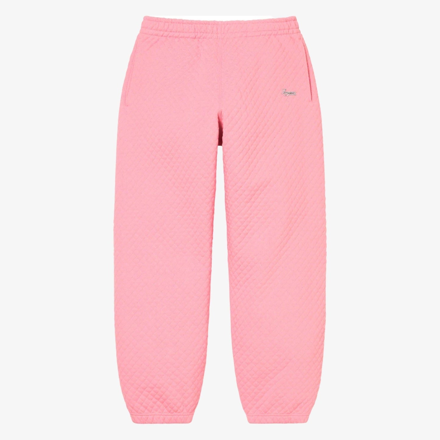 Supreme Micro Quilted Sweatpant Dusty Pink (SS23) [SS23P45-DUSTY-PINK] Casual Fashion Bottoms for Unisex Adult Mens Hypebeast - AVBL MRKT (1)