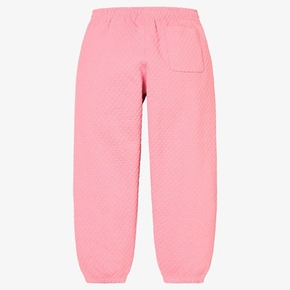 Supreme Micro Quilted Sweatpant Dusty Pink (SS23) [SS23P45-DUSTY-PINK] Casual Fashion Bottoms for Unisex Adult Mens Hypebeast - AVBL MRKT (2)