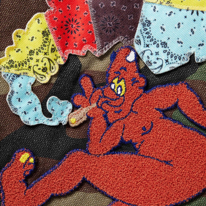 Supreme Patches Hooded Zip-Up Shirt Woodland Camo (SS25) [SS25S30-WOODLAND-CAMO] Casual Fashion Jacket for Unisex Adult Mens Hypebeast - AVBL MRKT (6)