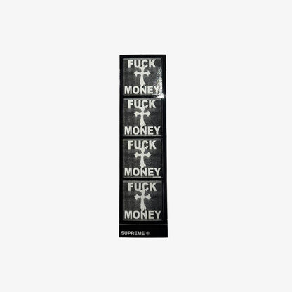 Supreme Sticker '4 F*ck Money' Black (FW24) Skateboard Vinyl Decal Graphic Artwork for Unisex Adult Mens Womens Kids GS Youth Hypebeast - AVBL MRKT (1)