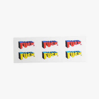 Supreme Sticker '6-Pack Robert Crumb Mini F*CK' Multicolor (SS08) Skateboard Vinyl Decal Graphic Artwork for Unisex Adult Mens Womens Kids GS Youth Hypebeast Skateboard Vinyl Decal Graphic Artwork for Unisex Adult Mens Womens Kids GS Youth Hypebeast - AVBL MRKT (1)