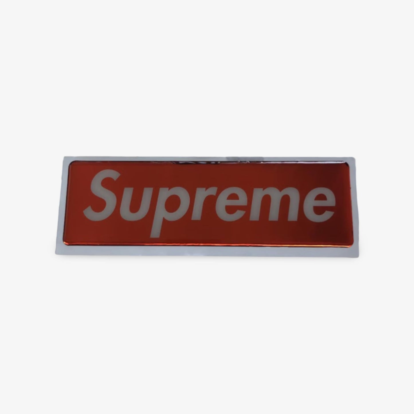 Supreme Sticker 'Box Logo Shiny Vinyl Plastic' Red (FW17) Skateboard Vinyl Decal Graphic Artwork for Unisex Adult Mens Womens Kids GS Youth Hypebeast - AVBL MRKT (1)