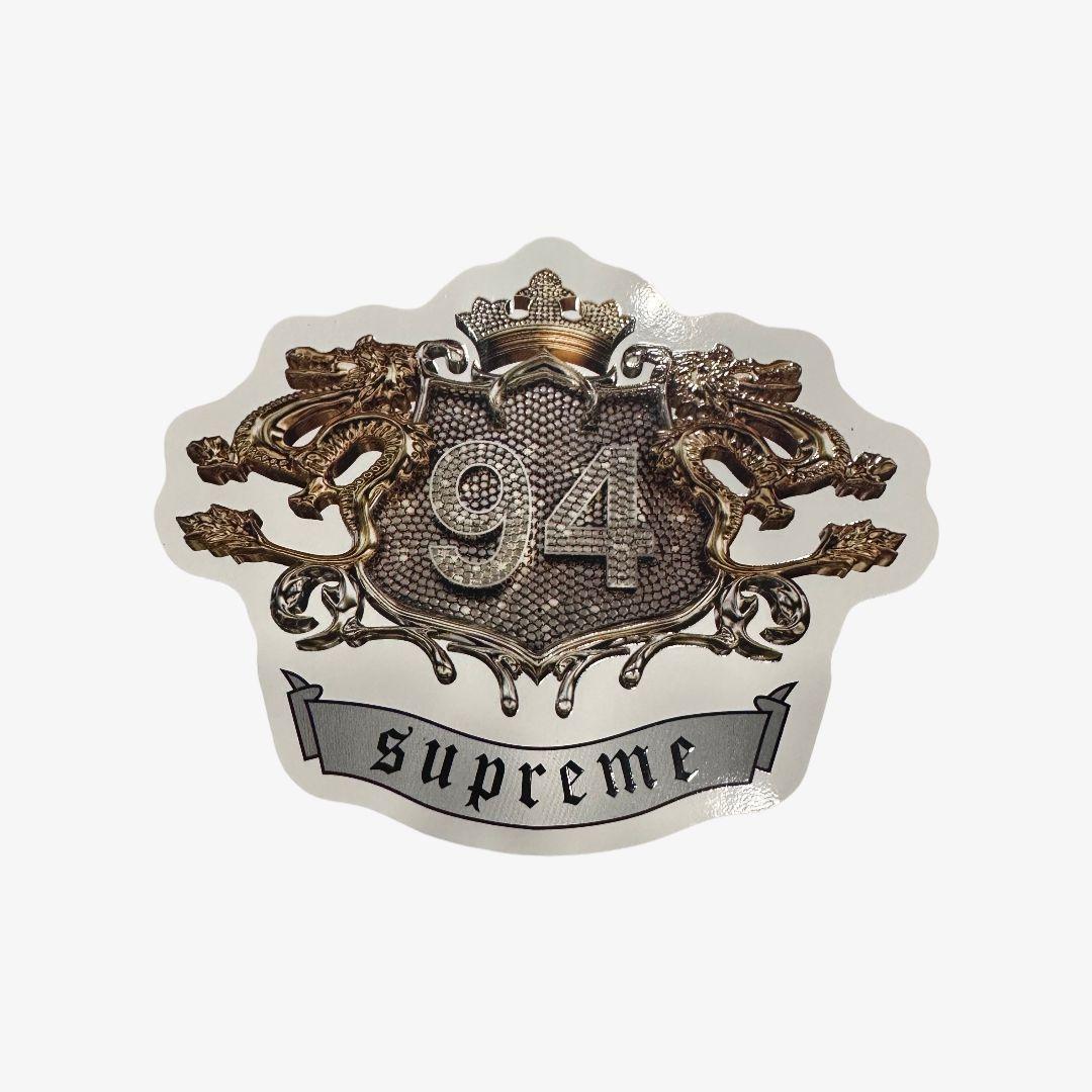 Supreme Sticker 'Diamonds' White / Gold (FW24) Skateboard Vinyl Decal Graphic Artwork for Unisex Adult Mens Womens Kids GS Youth Hypebeast Skateboard Vinyl Decal Graphic Artwork for Unisex Adult Mens Womens Kids GS Youth Hypebeast - AVBL MRKT (1)