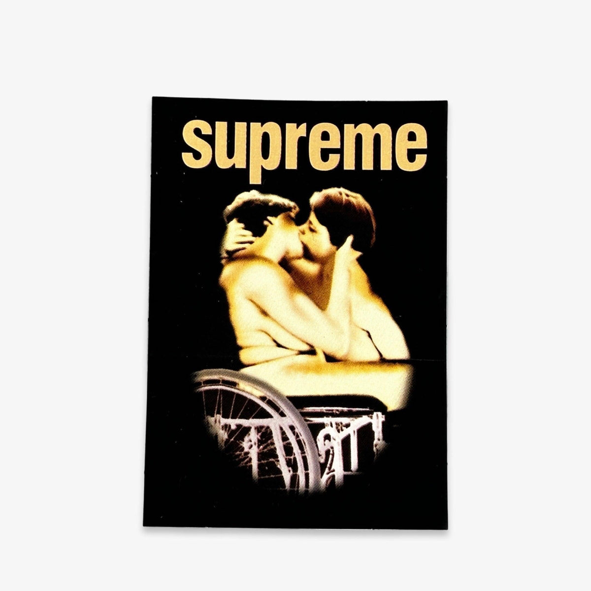 Supreme Sticker 'Kiss' Black (SS23) - AVBL MRKT (1)