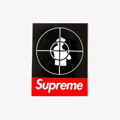 Supreme Sticker 'Public Enemy' Black (2006) Skateboard Vinyl Decal Graphic Artwork for Unisex Adult Mens Womens Kids GS Youth Hypebeast Skateboard Vinyl Decal Graphic Artwork for Unisex Adult Mens Womens Kids GS Youth Hypebeast - AVBL MRKT (1)