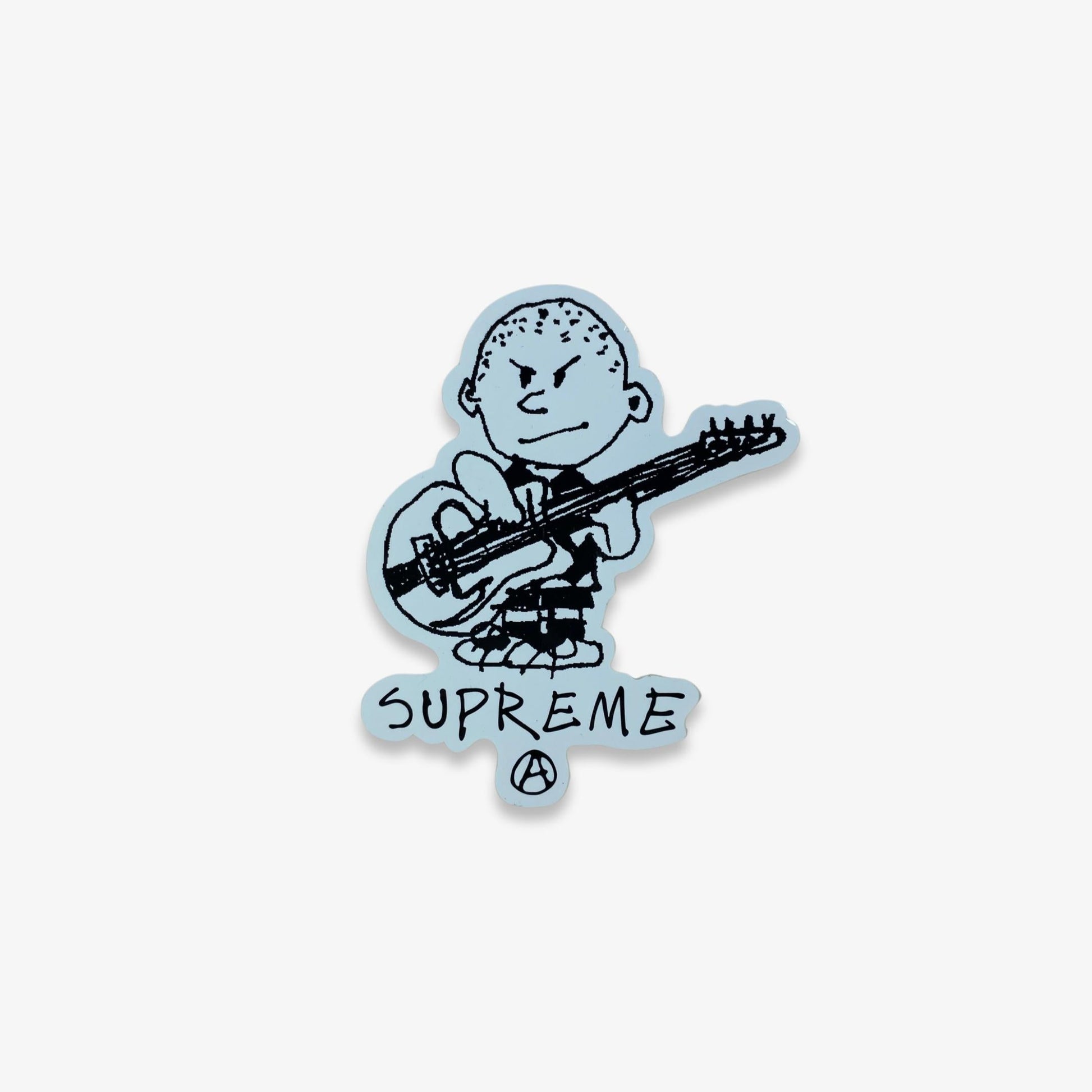 Supreme Sticker 'Rocker / Charlie Brown' White / Black (FW21) [480588195105-D769] Skateboard Vinyl Decal Graphic Artwork for Unisex Adult Mens Womens Kids GS Youth Hypebeast - AVBL MRKT (1)
