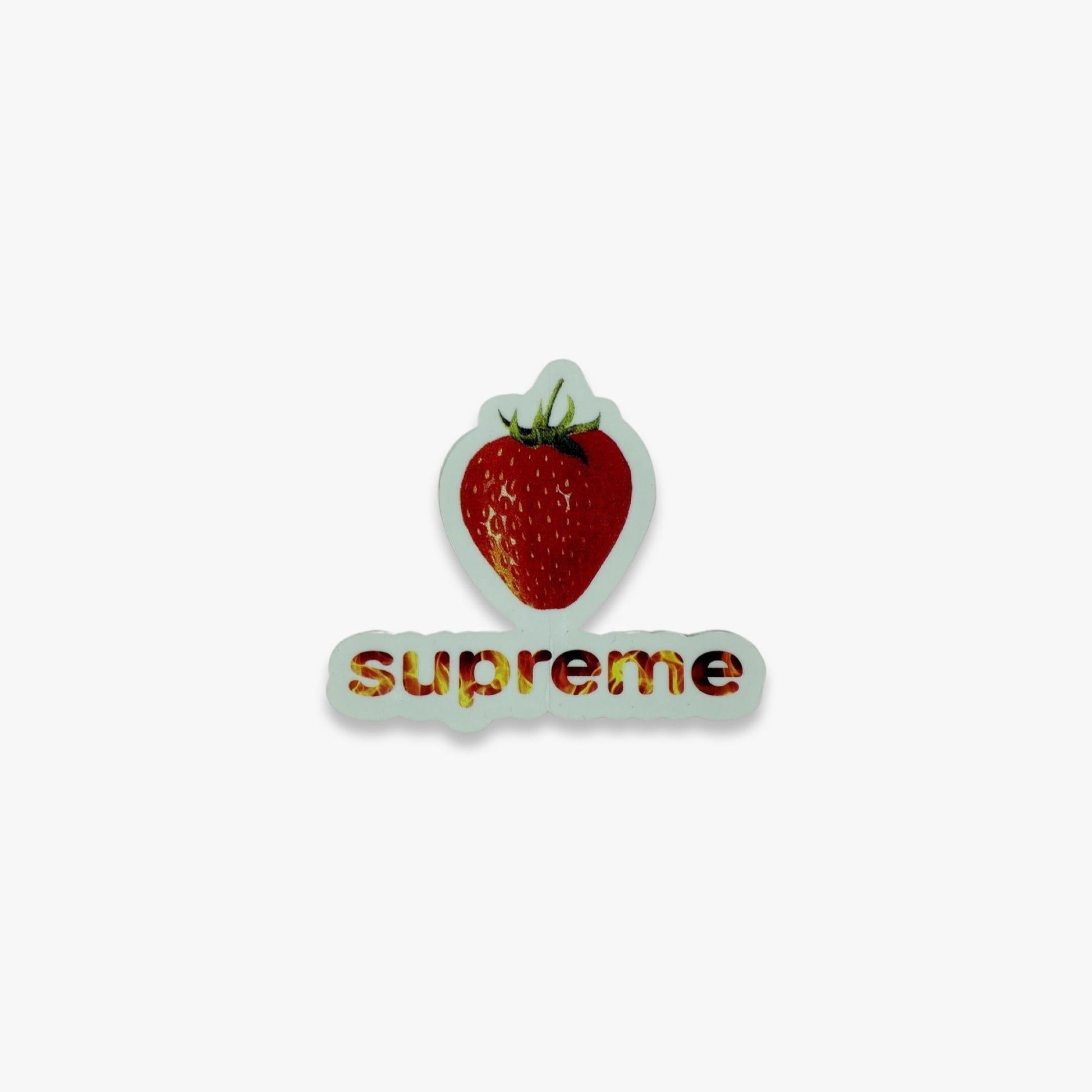 Supreme Sticker 'Strawberry' Red (SS16) Skateboard Vinyl Decal Graphic Artwork for Unisex Adult Mens Womens Kids GS Youth Hypebeast Skateboard Vinyl Decal Graphic Artwork for Unisex Adult Mens Womens Kids GS Youth Hypebeast - AVBL MRKT (1)