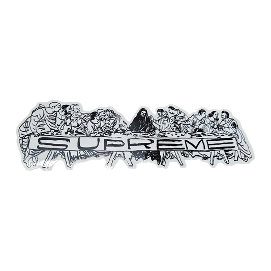 Supreme Sticker x Josh Smith 'Last Supper' White / Black (SS26) - AVBL MRKT (1)