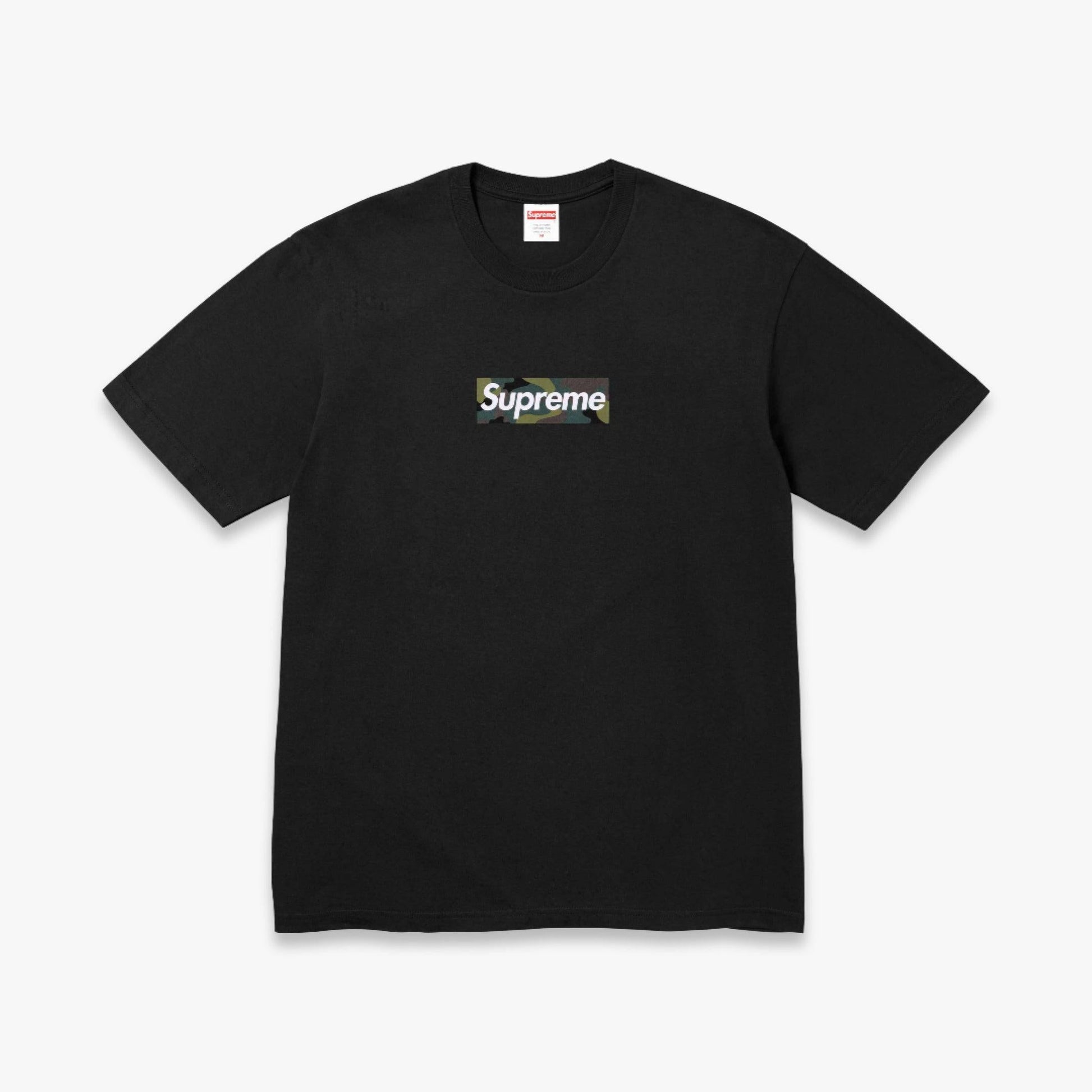Supreme Tee 'Box Logo' Black (FW23) [FW23T57-BLACK] Casual Fashion T-Shirt Top for Unisex Adult Mens Hypebeast - AVBL MRKT (1)
