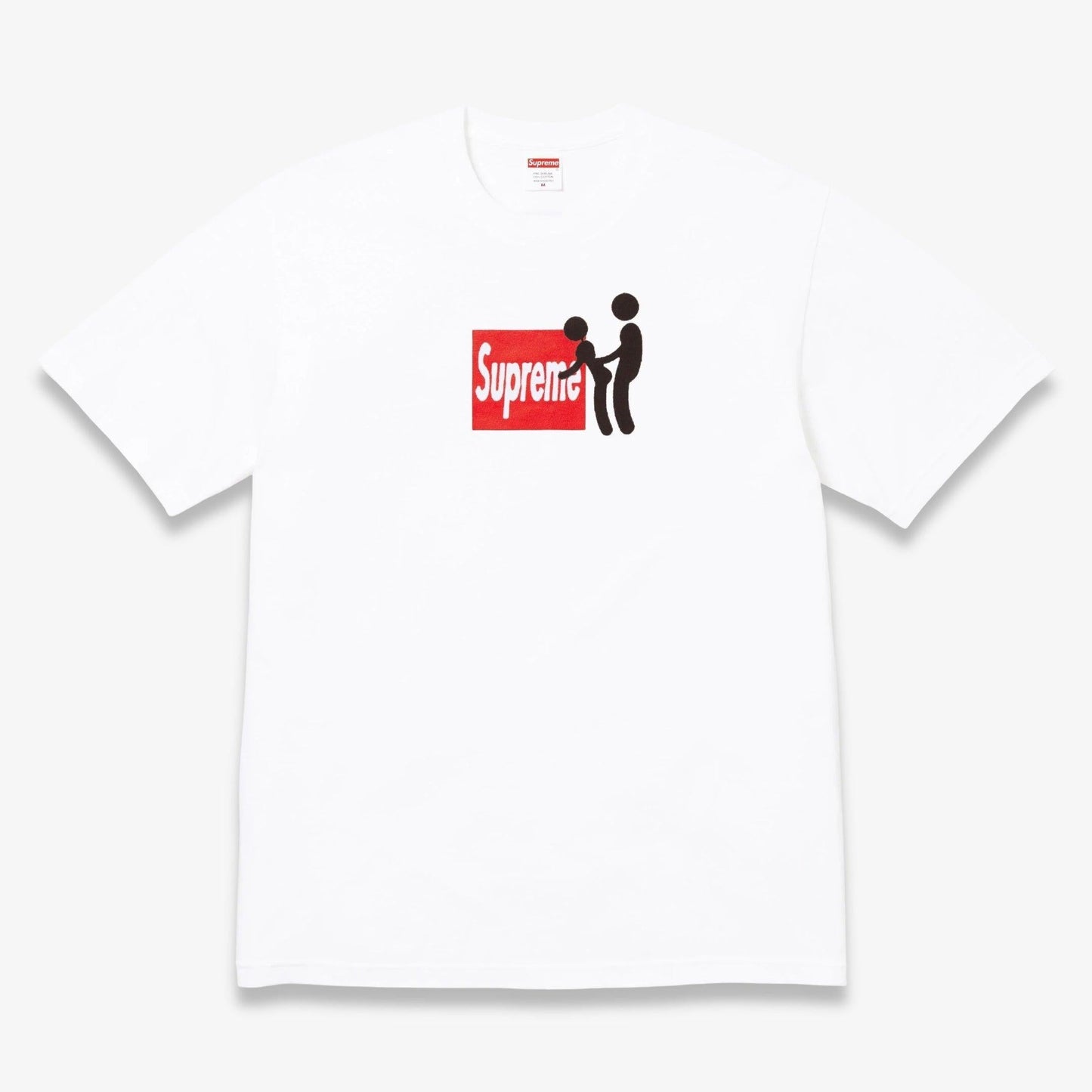 Supreme Tee 'Stick' White (FW25) [FW25T35-WHITE] Casual Fashion T-Shirt Top for Unisex Adult Mens Hypebeast - AVBL MRKT (1)
