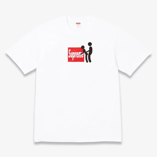 Supreme Tee 'Stick' White (FW25) [FW25T35-WHITE] Casual Fashion T-Shirt Top for Unisex Adult Mens Hypebeast - AVBL MRKT (1)