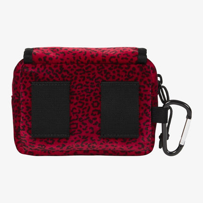 Supreme Velvet Mini Pouch Red Leopard (FW25) [FW25B10-RED-LEOPARD] Casual Fashion Belt Bag for Unisex Adult Mens Womens Kids GS Youth Hypebeast - AVBL MRKT (4)