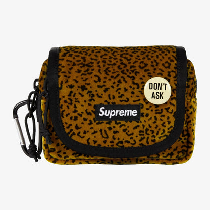 Supreme Velvet Mini Pouch Tan Leopard (FW25) [FW25B10-TAN-LEOPARD] Casual Fashion Belt Bag for Unisex Adult Mens Womens Kids GS Youth Hypebeast - AVBL MRKT (1)