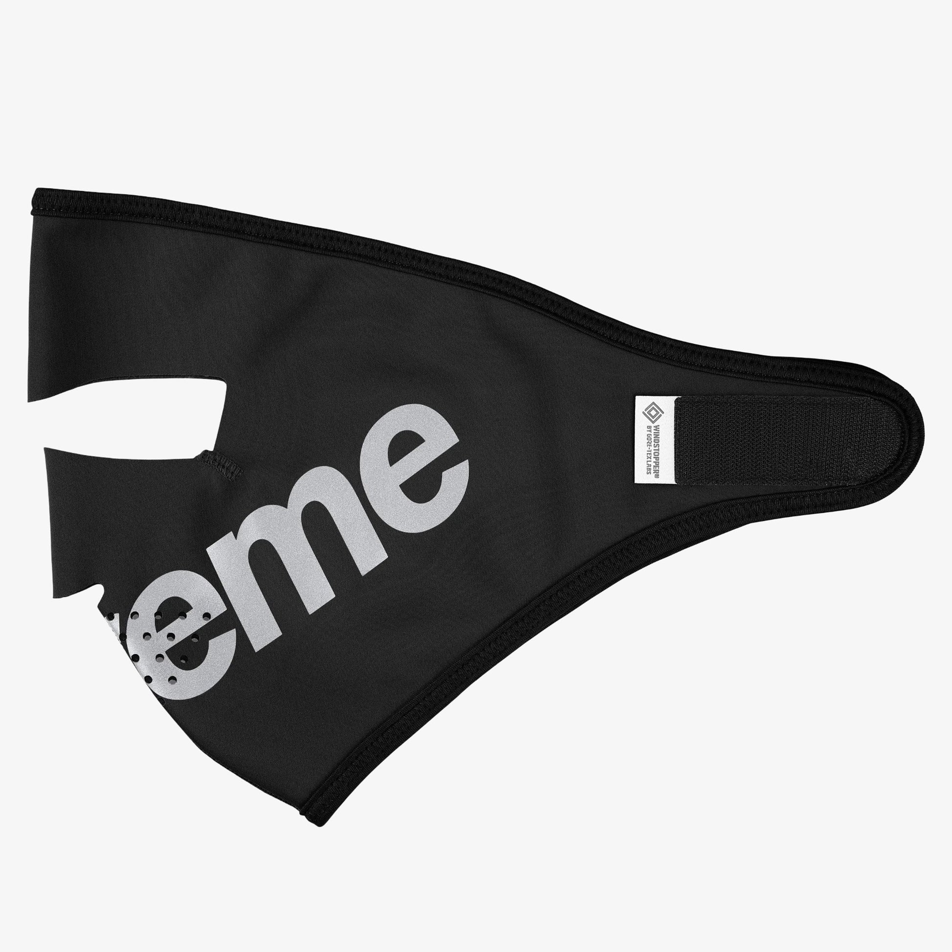 Supreme WINDSTOPPER Face Mask Black (FW25) [FW25A63-BLACK] Casual Fashion Warm Cozy Hat for Unisex Adult Mens Womens Kids GS Youth Hypebeast - AVBL MRKT (5)