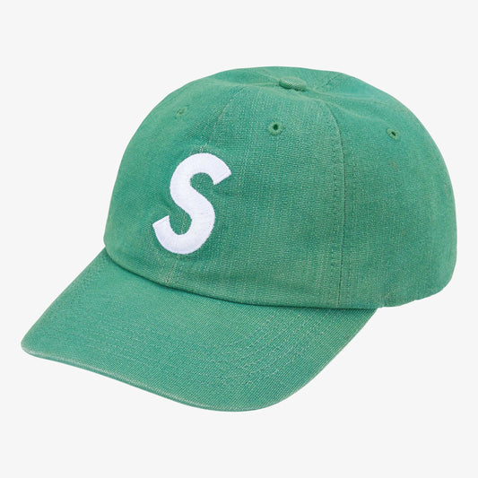 Supreme x CORDURA Denim 6-Panel Adjustable Cap 'S Logo' Green (SS25) [SS25H90-GREEN] Casual Fashion Dad Hat for Unisex Adult Mens Womens Kids GS Youth Hypebeast - AVBL MRKT (1)