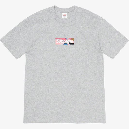 Supreme x Emilio Pucci Tee 'Box Logo' Heather Grey / Dusty Pink (SS21) [SS21T4-HEATHER-GREY-DUSTY-PINK] Casual Fashion T-Shirt Top for Unisex Adult Mens Hypebeast - AVBL MRKT (1)
