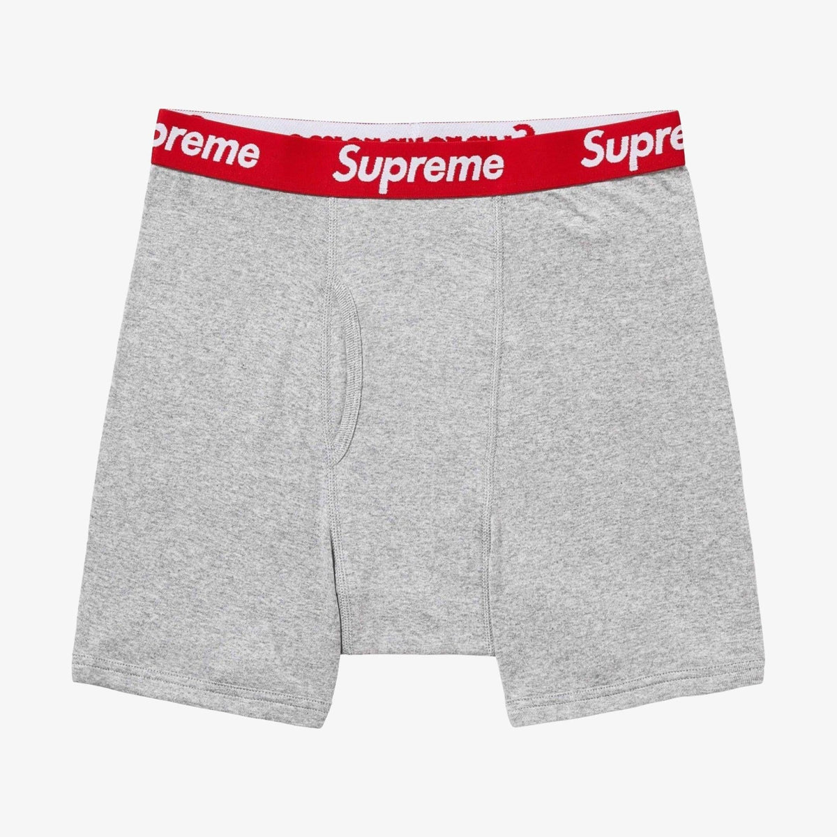 Supreme x Hanes Boxer Brief (1 Single Boxer Brief) Black / Heather Grey - AVBL MRKT (3)