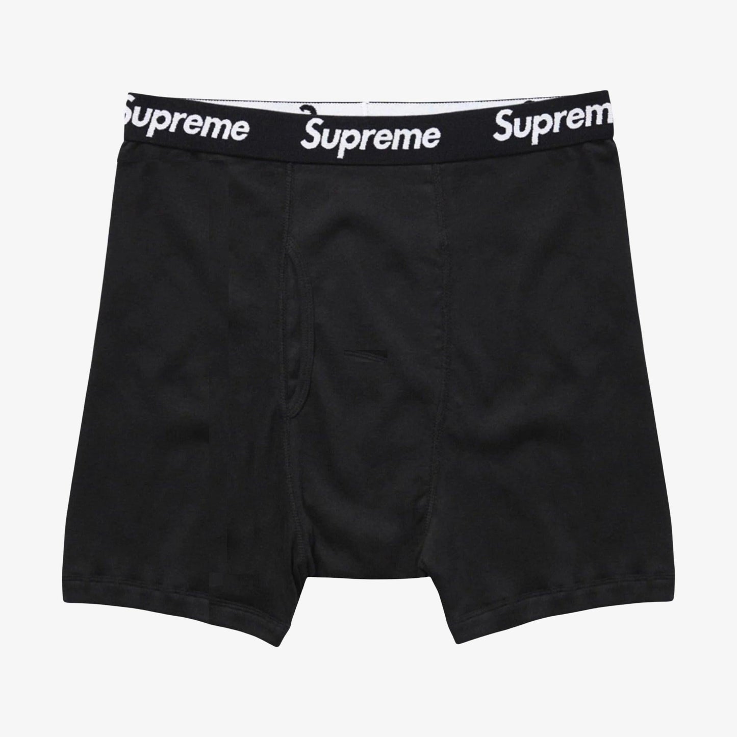 Supreme x Hanes Boxer Brief (1 Single Boxer Brief of Each) Black and White Casual Fashion Underwear for Unisex Adult Mens Womens Kids GS Youth Hypebeast - AVBL MRKT (2)