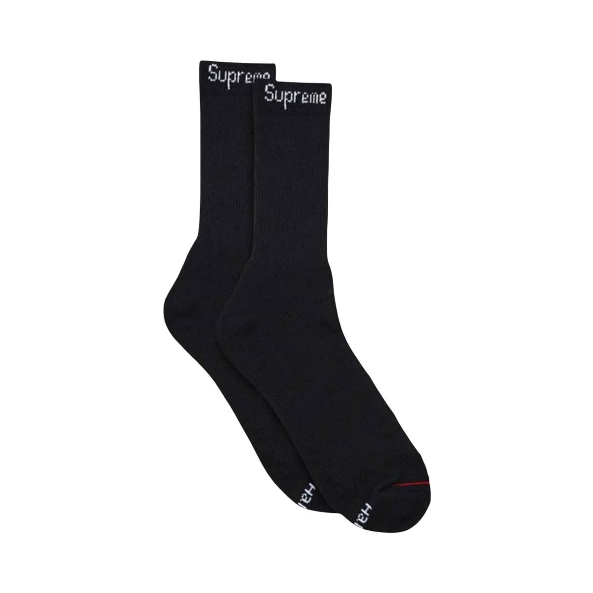 Supreme x Hanes Cushion Crew Socks (1 Single Pair of Socks) - AVBL MRKT (5)