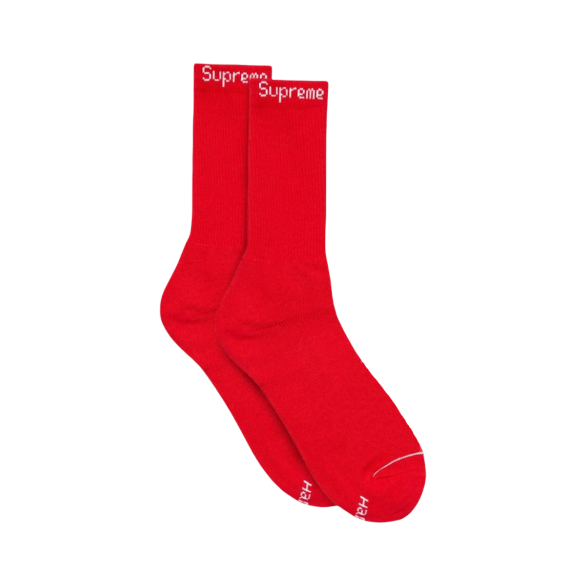 Supreme x Hanes Cushion Crew Socks (1 Single Pair of Socks) - AVBL MRKT (5)