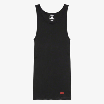 Supreme x Hanes Tagless Tank Top (1 Single Tank Top) Black Casual Fashion Sleeve-Less Shirt Top for Unisex Adult Mens Womens Kids GS Youth Hypebeast - AVBL MRKT (1)