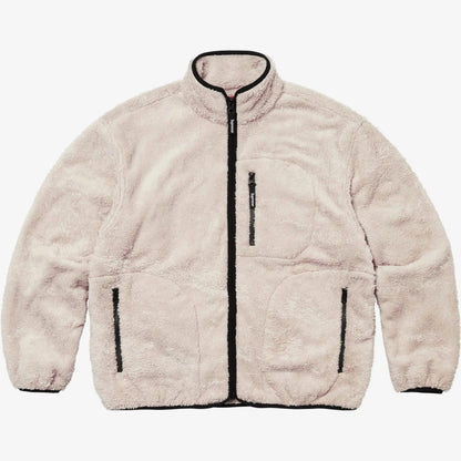 Supreme x Kate Moss Fleece Jacket Natural (FW24) [FW24J91-NATURAL] Casual Fashion Winter Coat for Unisex Adult Mens Hypebeast - AVBL MRKT (2)