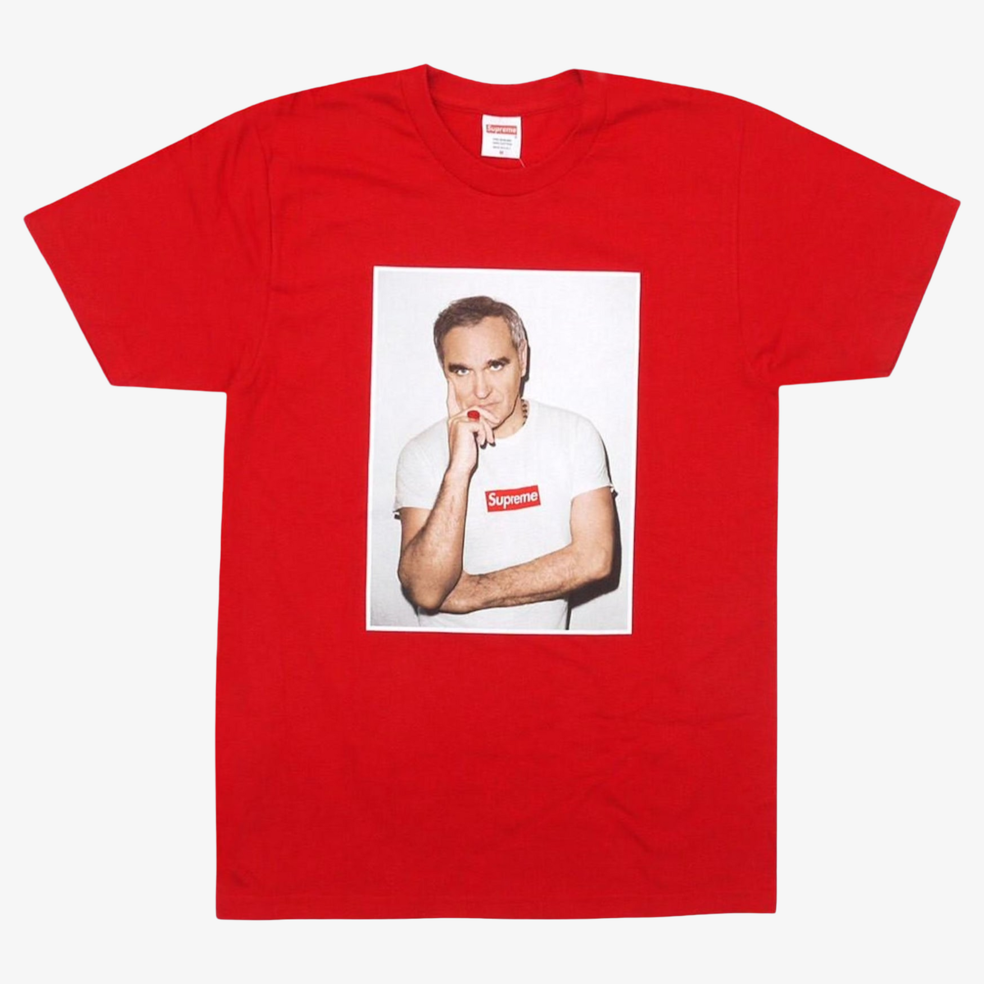 Supreme x Morrissey 'Photo' Tee Red (SS16) [SS16T29-RED] Casual Fashion T-Shirt Top for Unisex Adult Mens Hypebeast - AVBL MRKT (1)