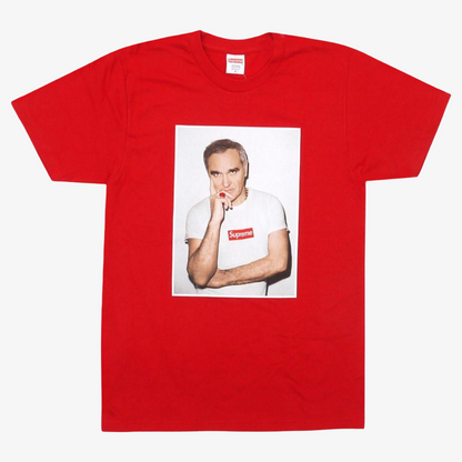 Supreme x Morrissey 'Photo' Tee Red (SS16) [SS16T29-RED] Casual Fashion T-Shirt Top for Unisex Adult Mens Hypebeast - AVBL MRKT (1)