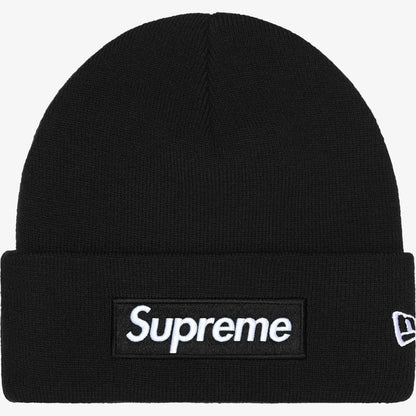 Supreme x New Era Beanie 'Box Logo' Black (FW25) [FW25BN5-BLACK] Casual Fashion Warm Cozy Hat for Unisex Adult Mens Womens Kids GS Youth Hypebeast - AVBL MRKT (1)