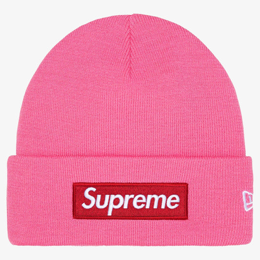 Supreme x New Era Beanie 'Box Logo' Magenta Pink / Red (FW25) [FW25BN5-MAGENTA] Casual Fashion Warm Cozy Hat for Unisex Adult Mens Womens Kids GS Youth Hypebeast - AVBL MRKT (1)