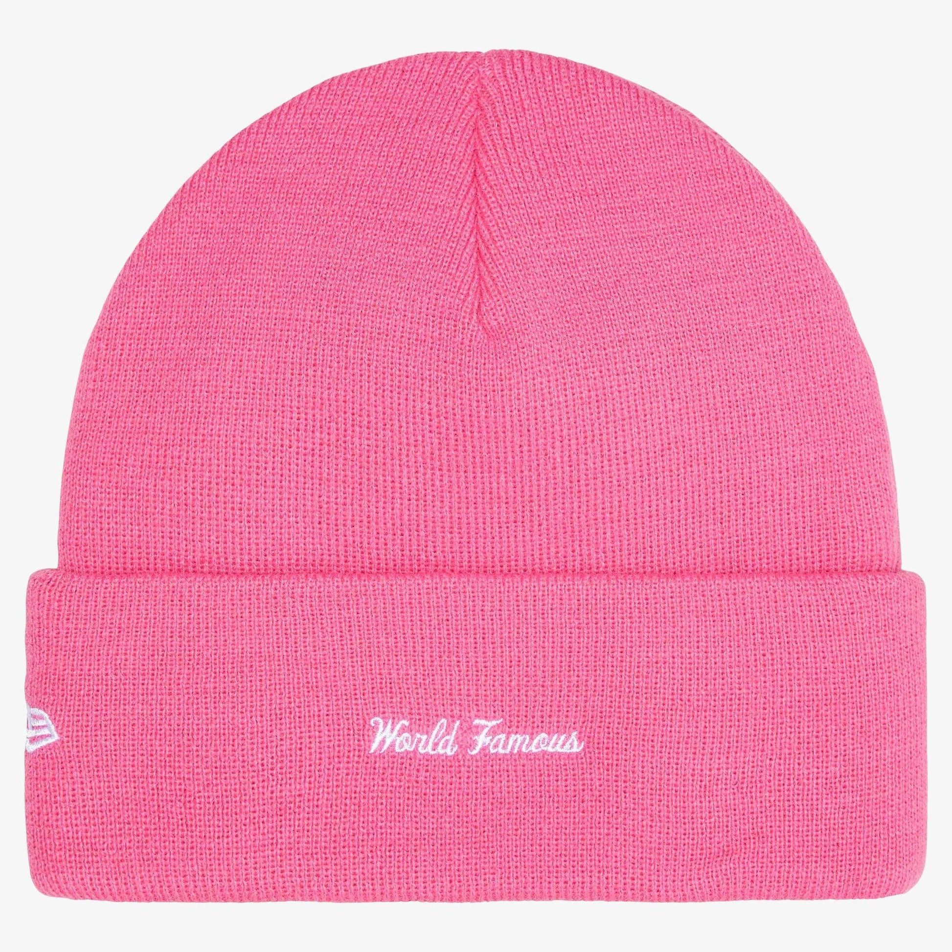 Supreme x New Era Beanie 'Box Logo' Magenta Pink / Red (FW25) [FW25BN5-MAGENTA] Casual Fashion Warm Cozy Hat for Unisex Adult Mens Womens Kids GS Youth Hypebeast - AVBL MRKT (2)