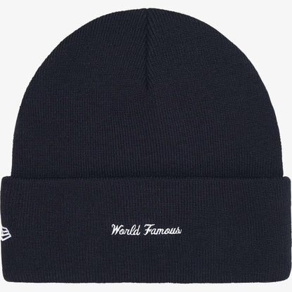 Supreme x New Era Beanie 'Box Logo' Navy Blue (FW25) [FW25BN5-NAVY] Casual Fashion Warm Cozy Hat for Unisex Adult Mens Womens Kids GS Youth Hypebeast - AVBL MRKT (2)