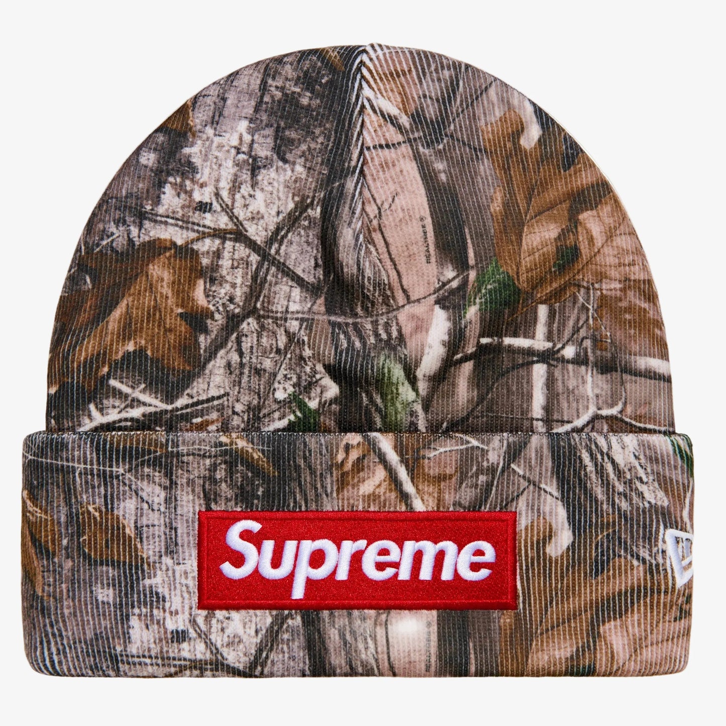 Supreme x New Era Beanie 'Box Logo' Realtree AP Camo / Red (FW25) [FW25BN5-REALTREE-AP-CAMO] Casual Fashion Warm Cozy Hat for Unisex Adult Mens Womens Kids GS Youth Hypebeast - AVBL MRKT (1)