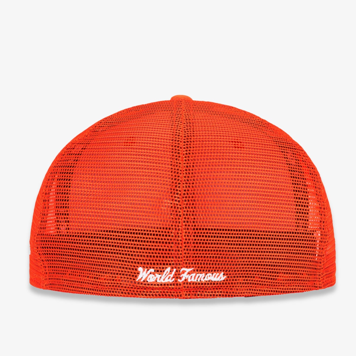 Supreme x New Era 'Box Logo' Mesh Back Fitted Hat Orange (SS23) [SS23H115-ORANGE] Casual Fashion Headwear for Unisex Adult Mens Womens Kids GS Youth Hypebeast - AVBL MRKT (2)
