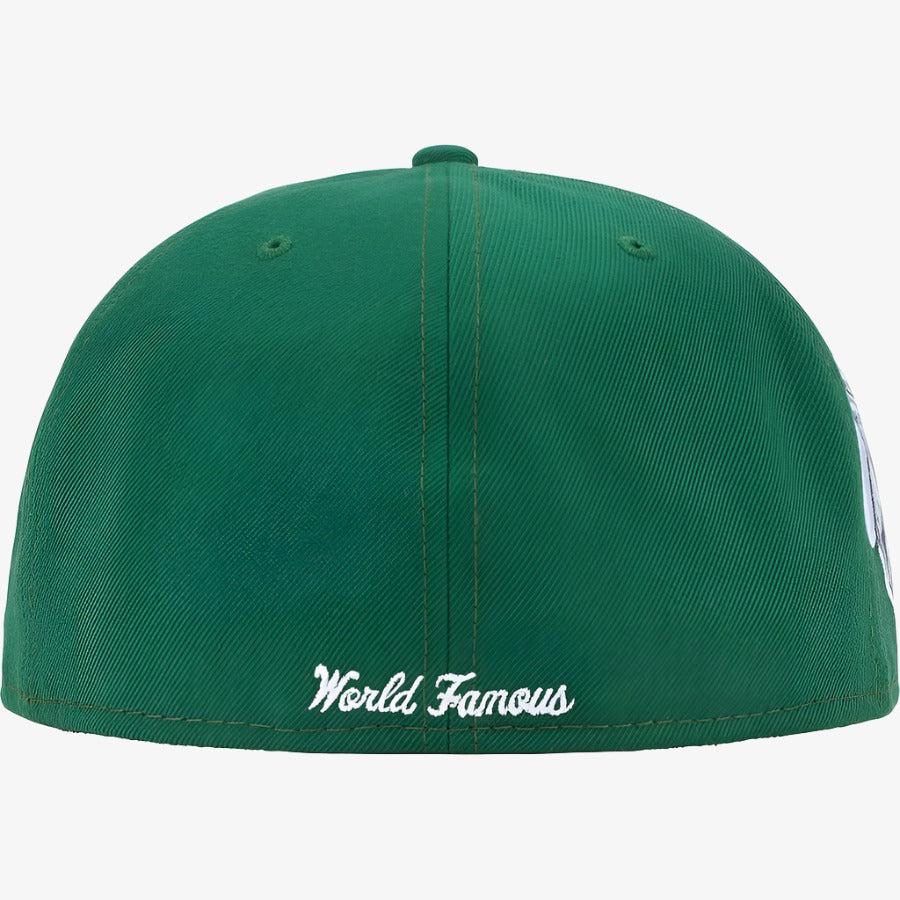 Supreme x New Era Fitted Hat 'Money Box Logo' Dark Green (FW22) [FW22H37-DARK-GREEN] Casual Fashion Headwear for Unisex Adult Mens Womens Kids GS Youth Hypebeast - AVBL MRKT (4)