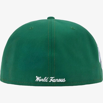 Supreme x New Era Fitted Hat 'Money Box Logo' Dark Green (FW22) [FW22H37-DARK-GREEN] Casual Fashion Headwear for Unisex Adult Mens Womens Kids GS Youth Hypebeast - AVBL MRKT (4)