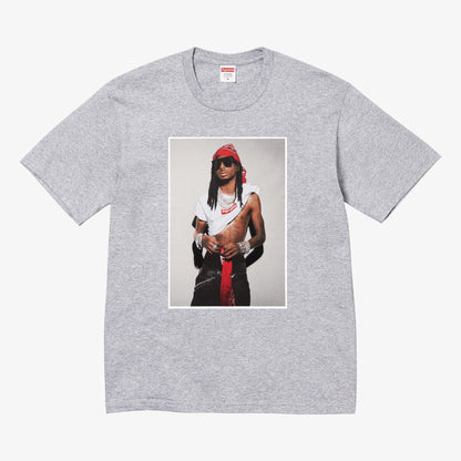Supreme x Playboi Carti 'Photo' Tee Heather Grey (FW25) [FW25T50-HEATHER-GREY] Casual Fashion T-Shirt Top for Unisex Adult Mens Hypebeast - AVBL MRKT (1)