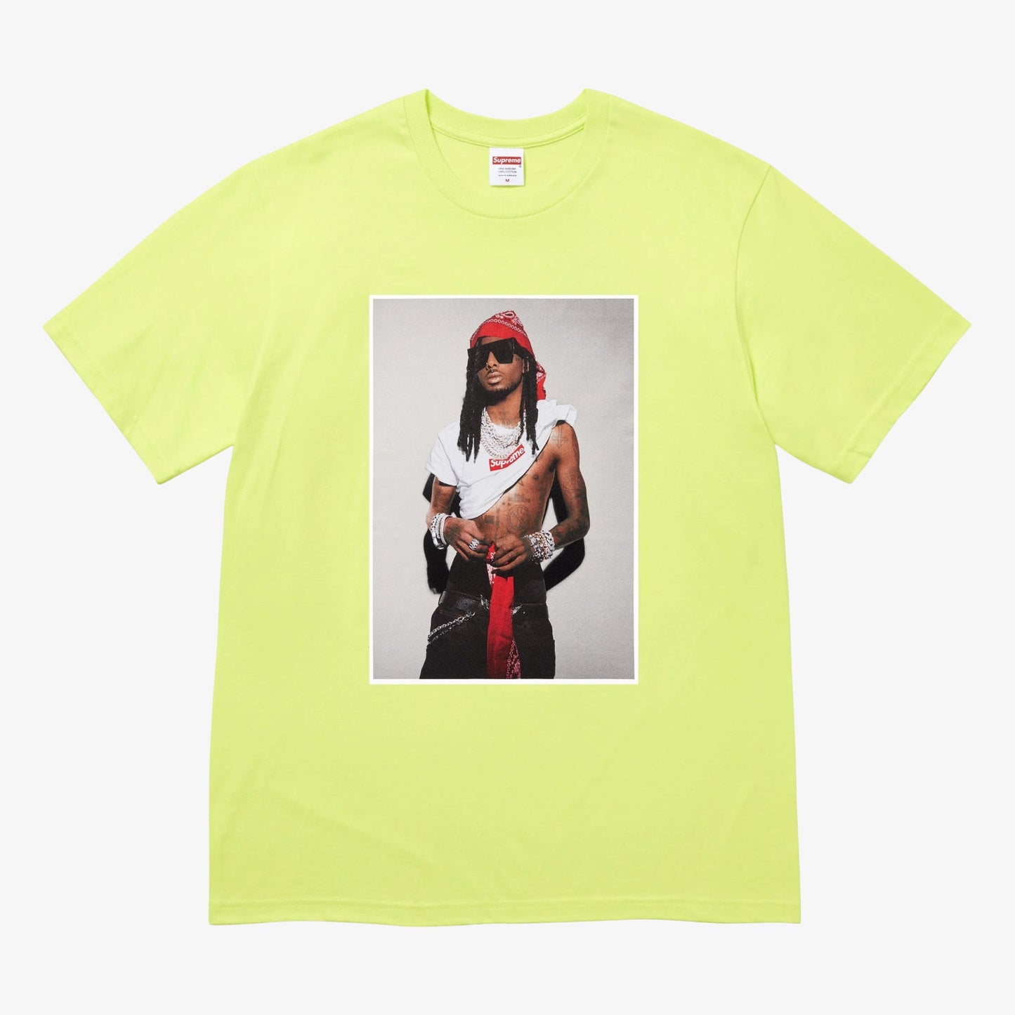 Supreme x Playboi Carti 'Photo' Tee Pale Green (FW25) [FW25T50-PALE-GREEN] Casual Fashion T-Shirt Top for Unisex Adult Mens Hypebeast - AVBL MRKT (1)
