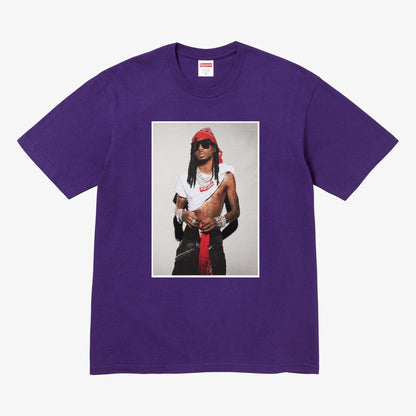 Supreme x Playboi Carti 'Photo' Tee Purple (FW25) [FW25T50-PURPLE] Casual Fashion T-Shirt Top for Unisex Adult Mens Hypebeast - AVBL MRKT (1)
